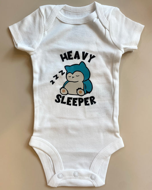 Heavy Sleeper Baby Onesie