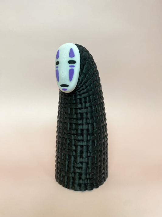 3D Crochet Black Spirit Decor