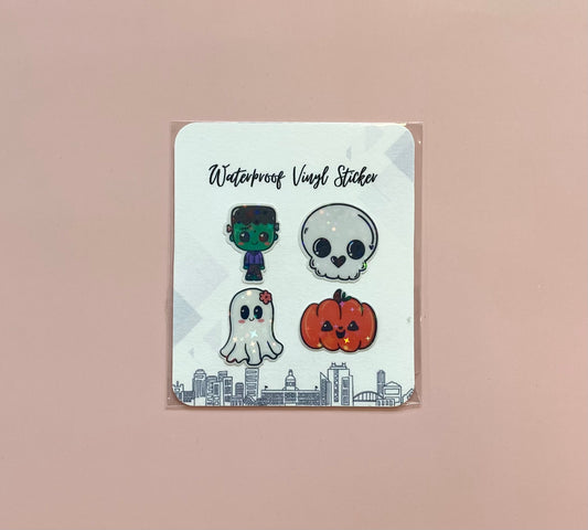 Mini Halloween 4-Pack Sticker