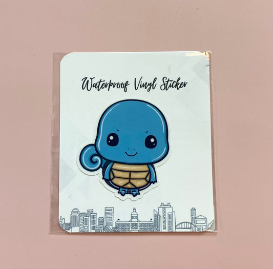 Blue Turtle Creature Sticker