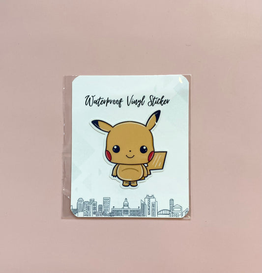 Yellow Mouse Creature Sticker