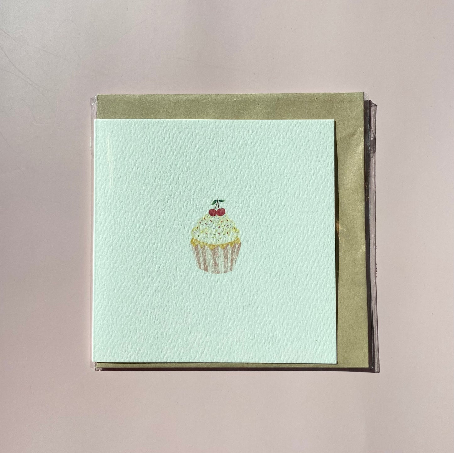 Cherry Cupcake Mini Card