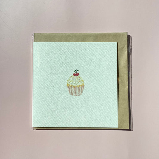 Cherry Cupcake Mini Card