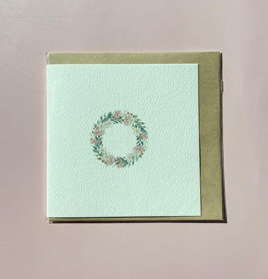 Small Wreath Mini Card