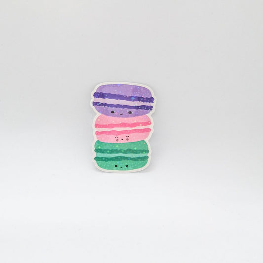 Kawaii Macarons Holo Sticker