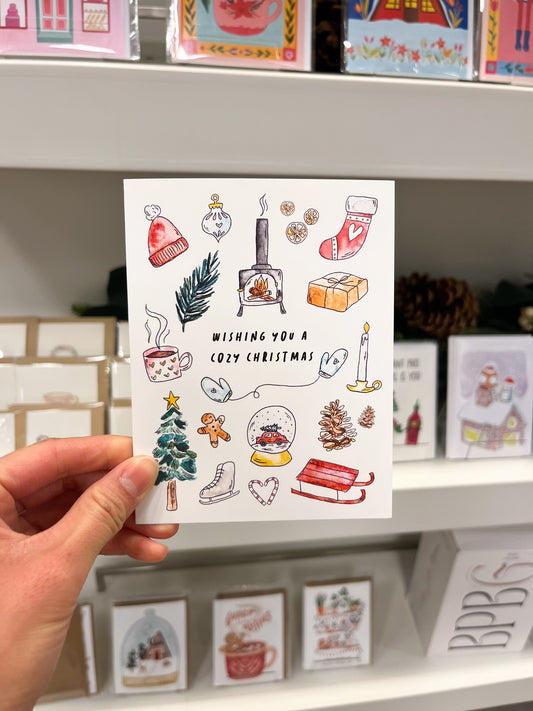 Wishing You a Cozy Christmas Card