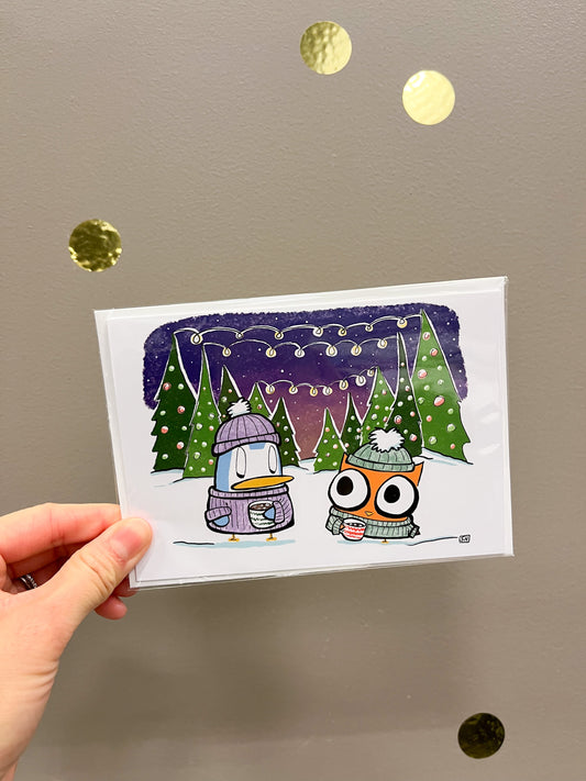 Cocoa At Christmas Greeting Card