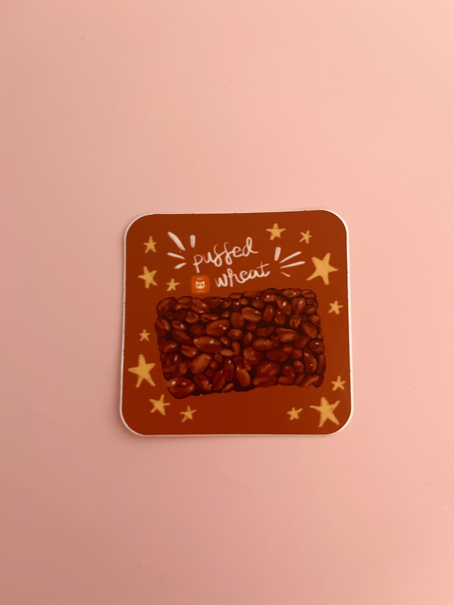 Puffed Wheat Sticker