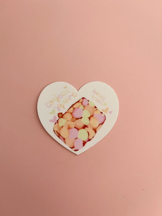Confetti Square Sticker