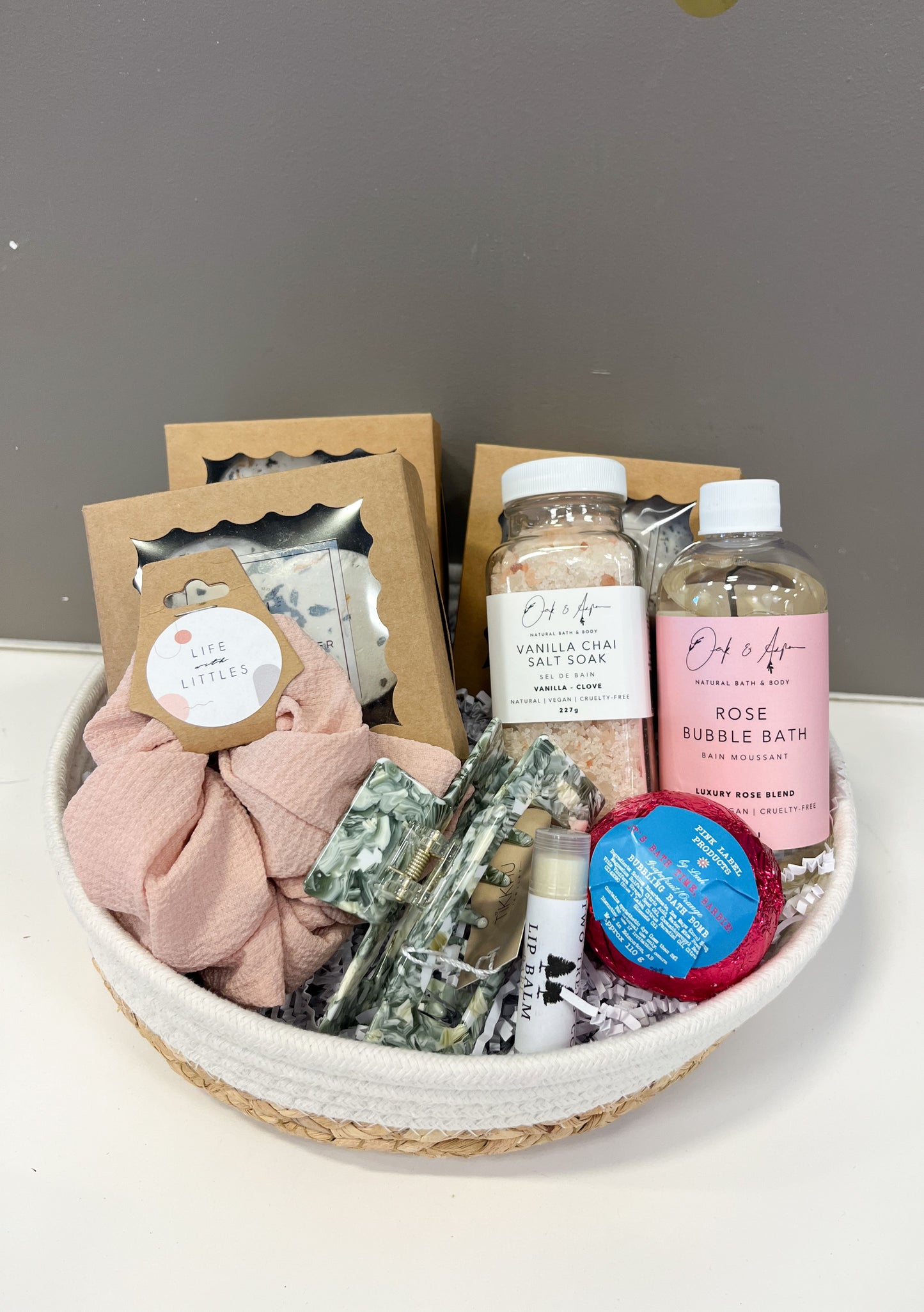 Simple Self Care Gift Basket