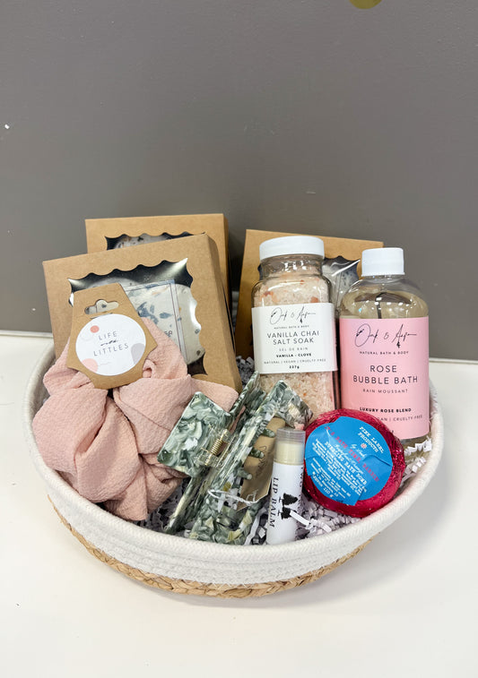Simple Self Care Gift Basket