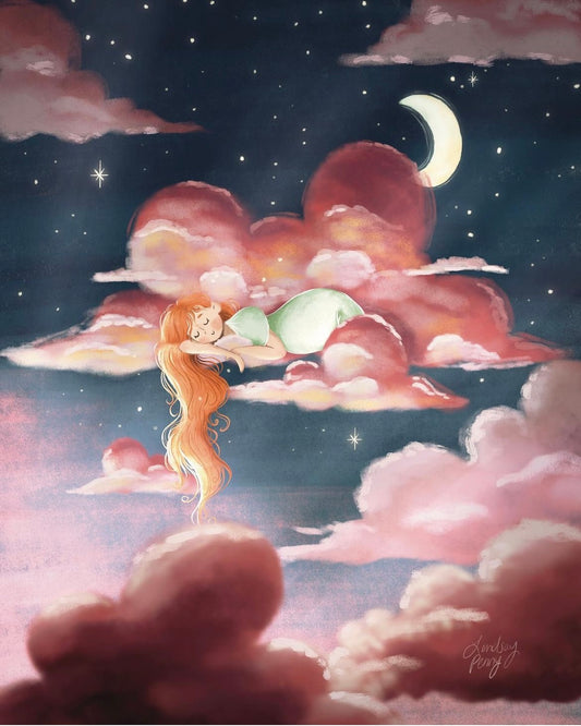In The Clouds Art Print
