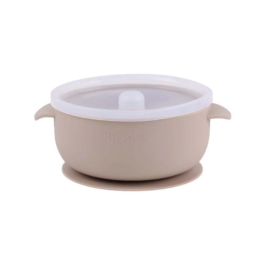 Silicone Suction Bowl with Lid