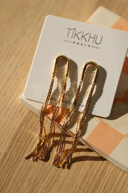 Make It Rainbow Studs in Gold