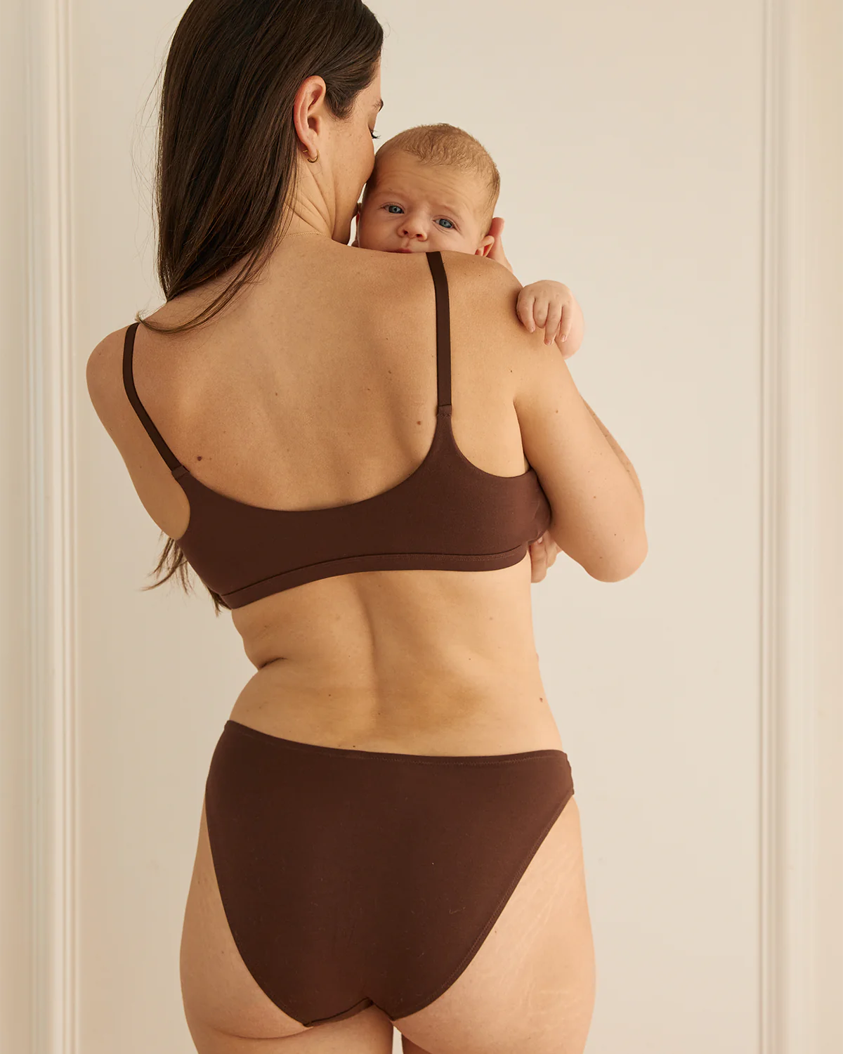 Soft Cup Nursing Bra in Cocoa Brown