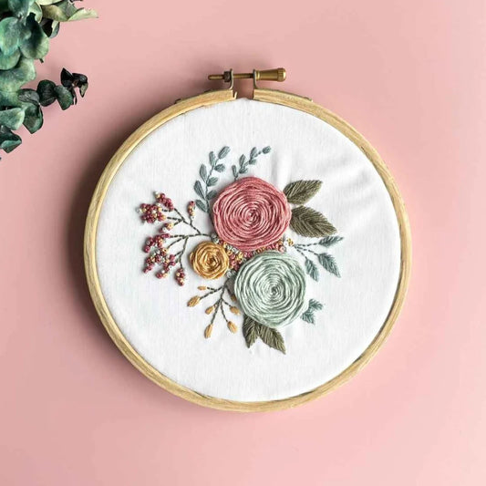 Roses Embroidery Kit