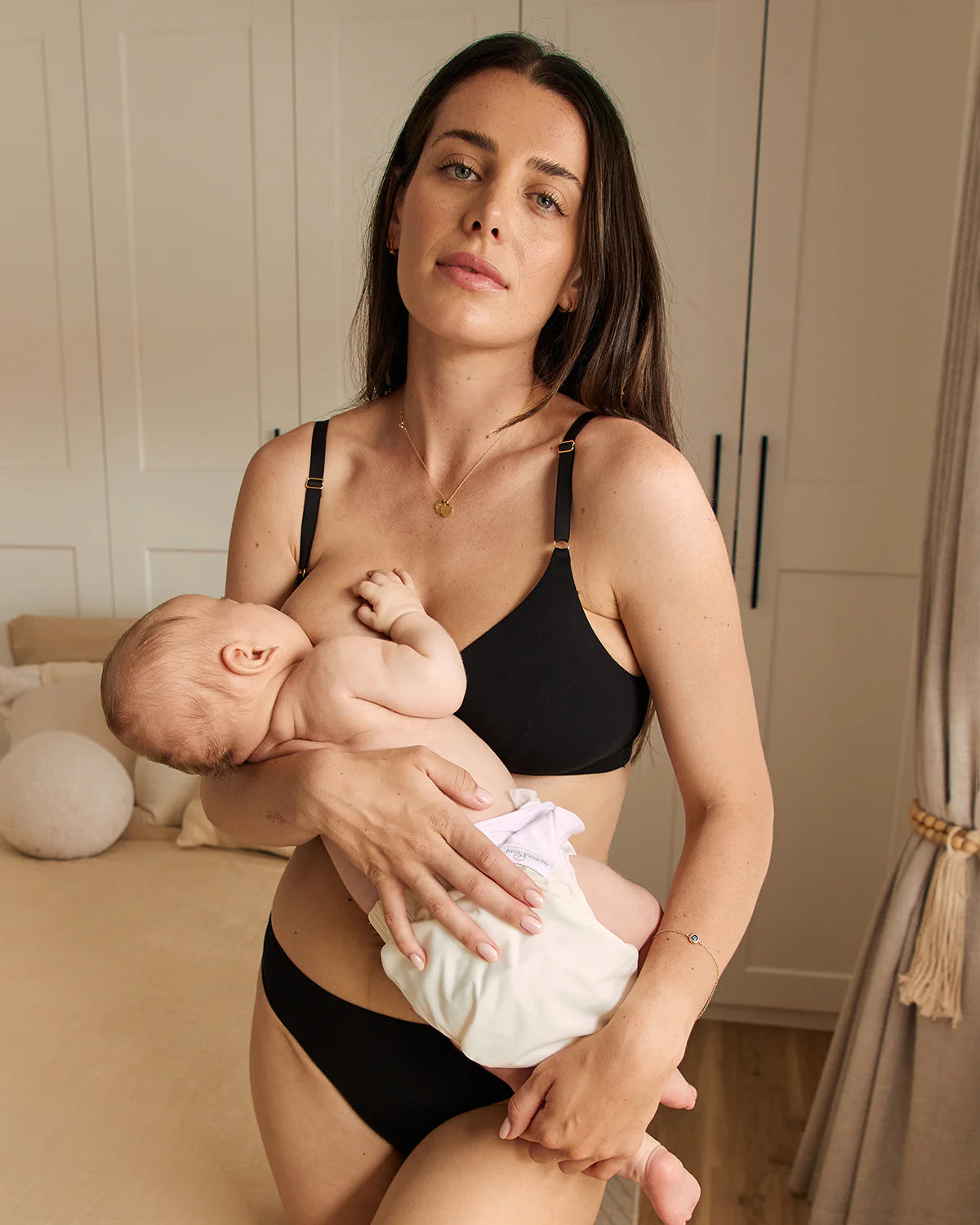 Soft Cup Nursing Bra in Black