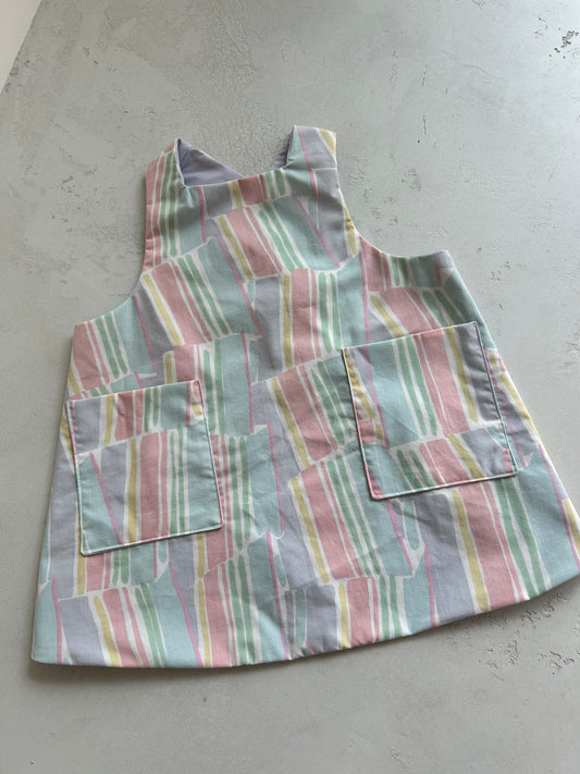 Mini Maker's Kids Apron in Purple Multicolour