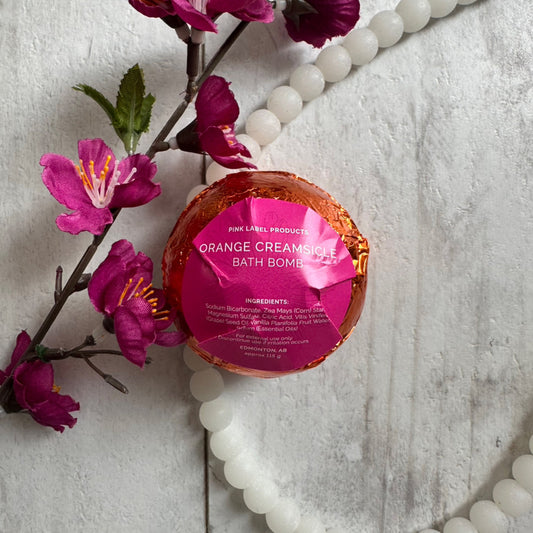 Orange Creamsicle Bath Bomb