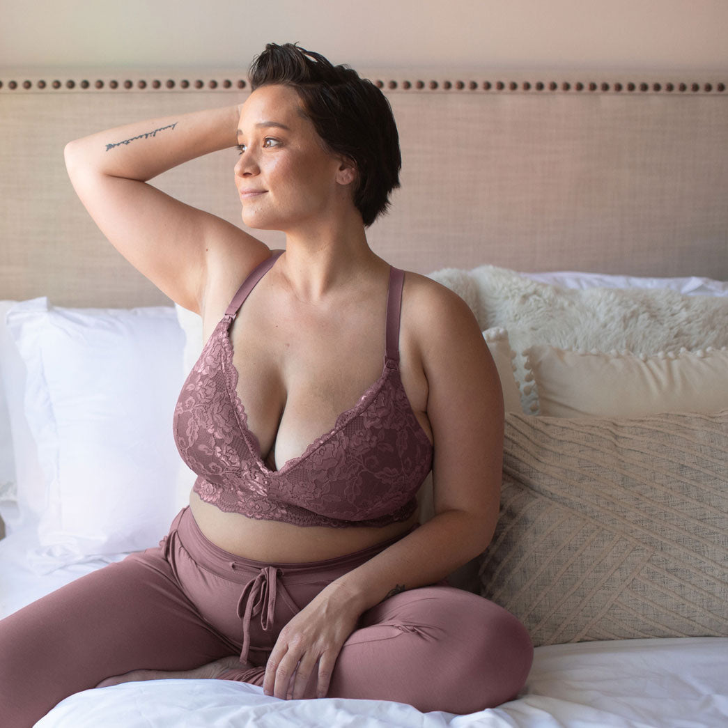 Lace Minimalist Hands-Free Pumping & Nursing Bra