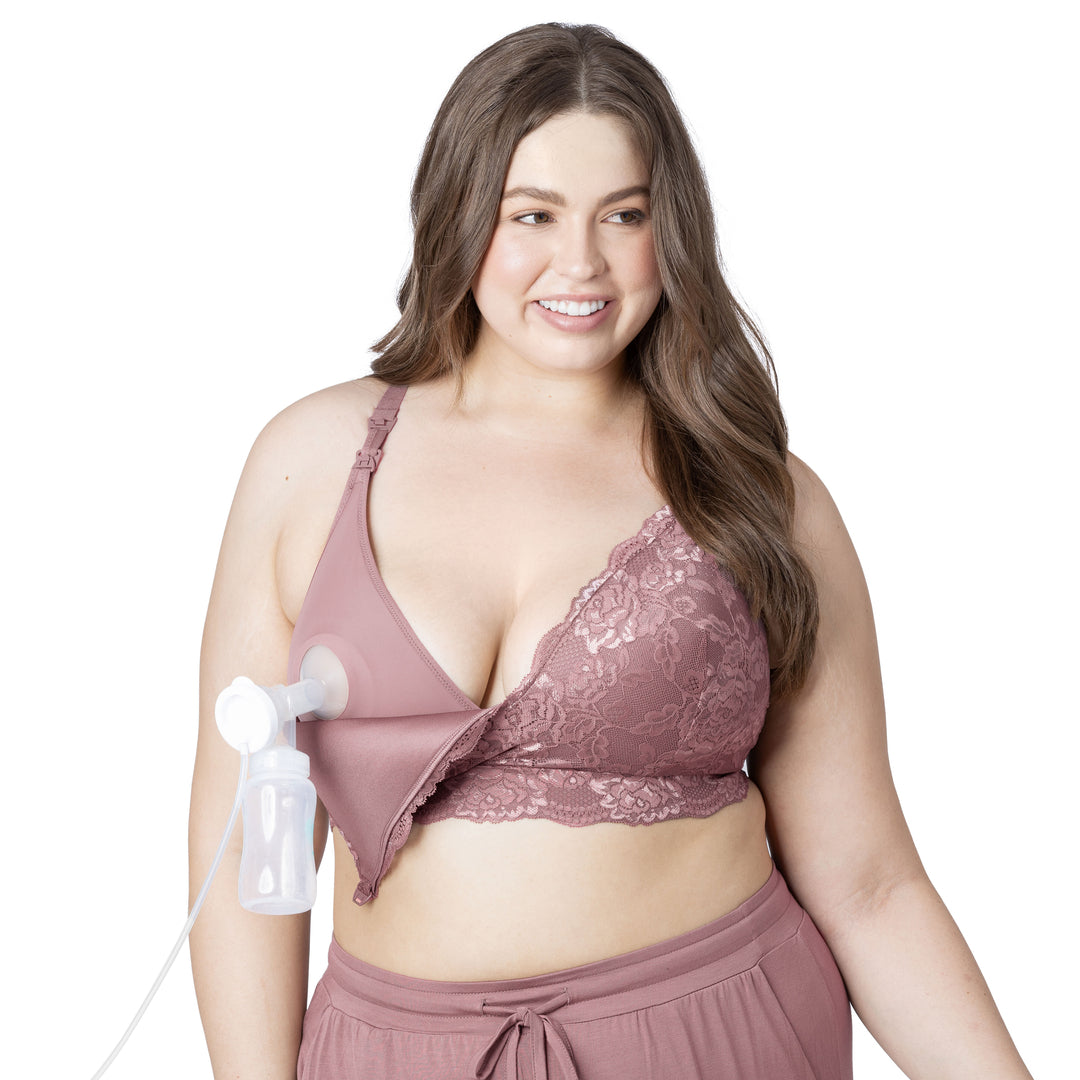 Lace Minimalist Hands-Free Pumping & Nursing Bra