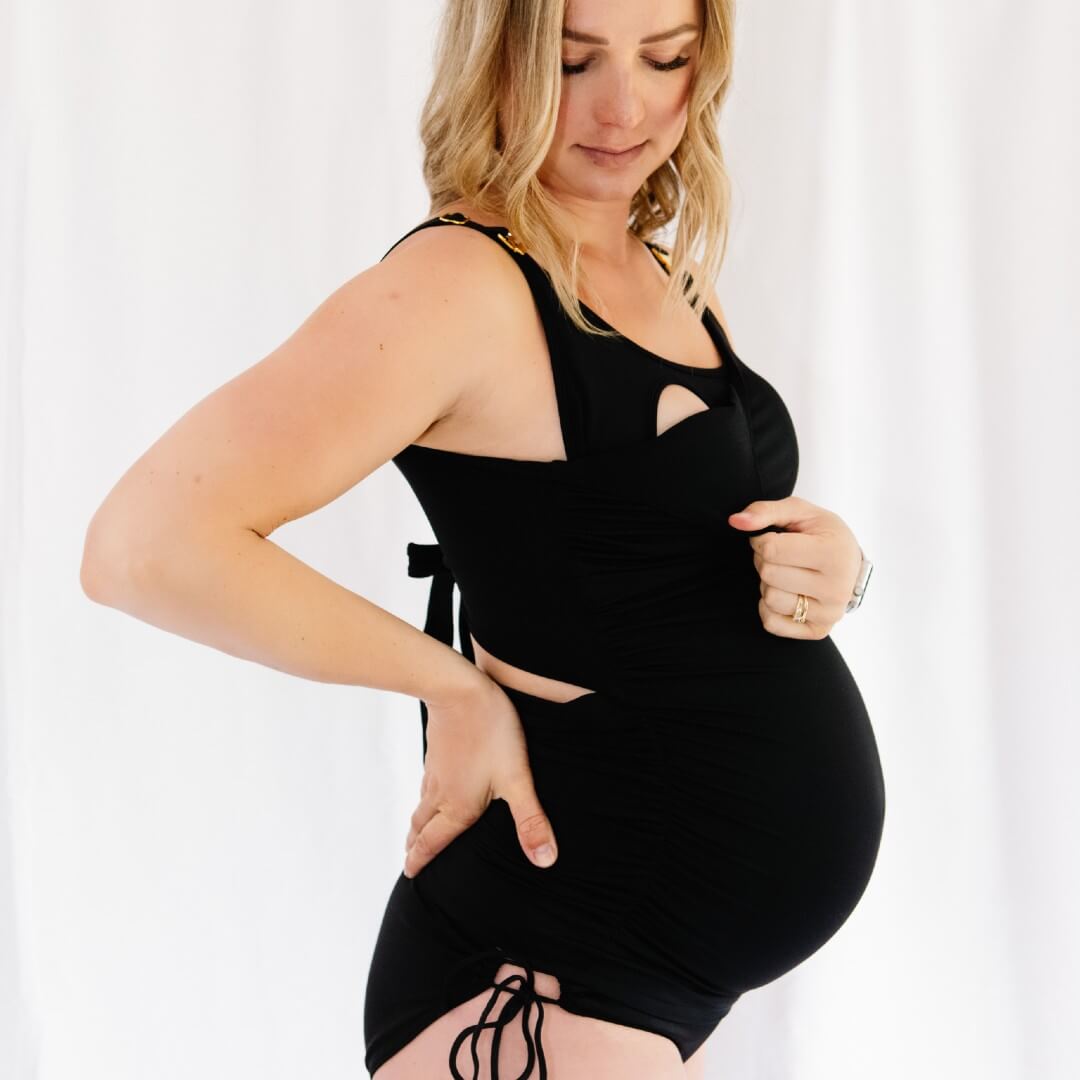 The Classic Maternity & Nursing Tankini Swimsuit - Final Sale
