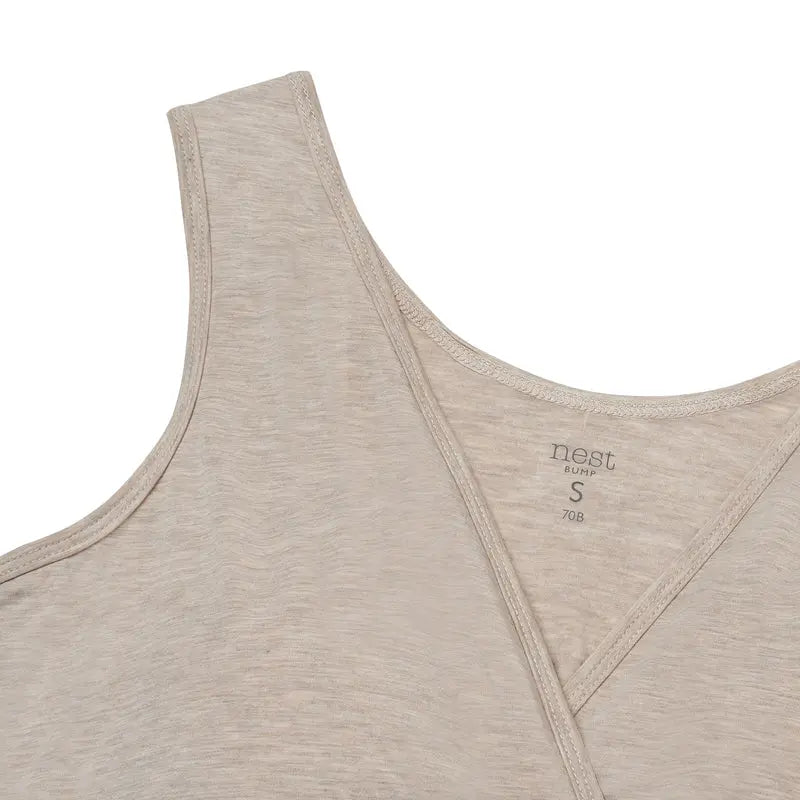 Nest Bump Nursing Bra in Warm Taupe