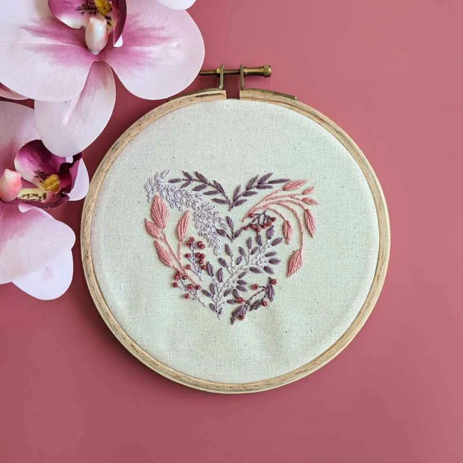 Hearts Embroidery Kit