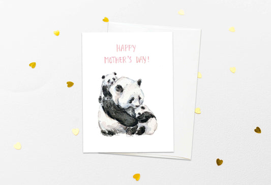 Panda Mother's Day Card