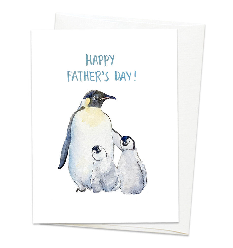 Penguin Father's Day Card