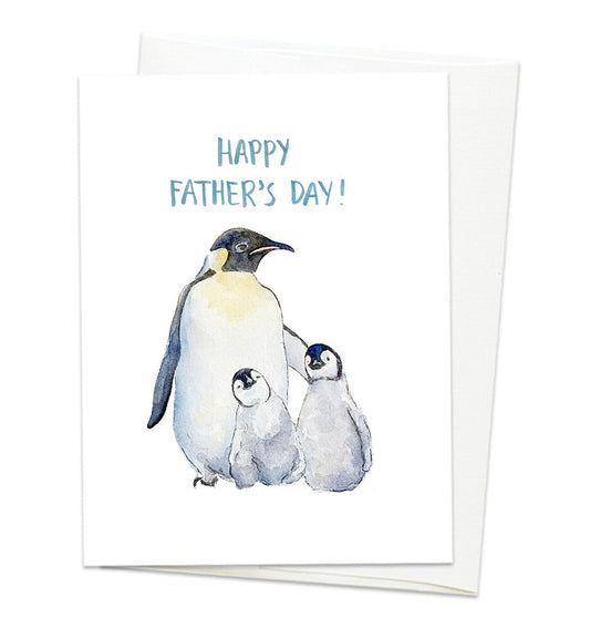 Penguin Father's Day Card