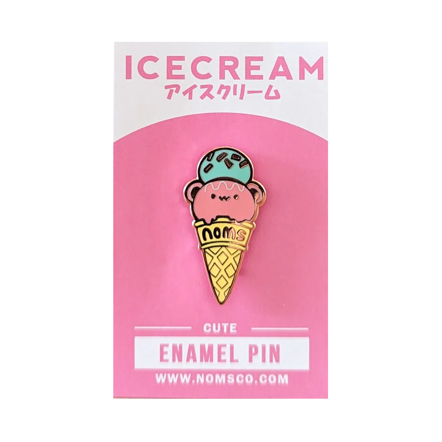 Ice Cream Enamel Pin
