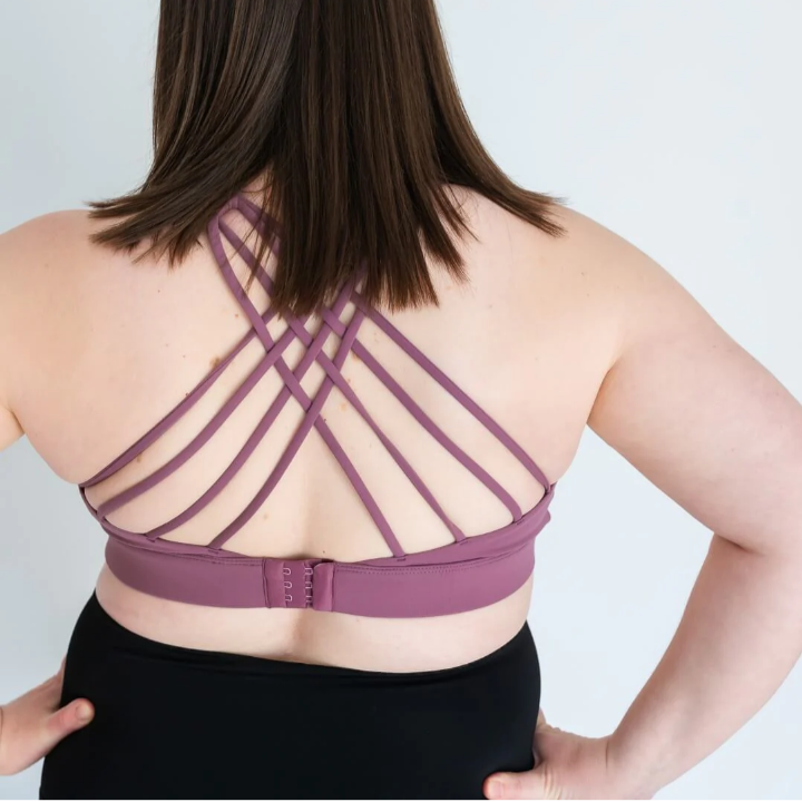 Bella Nursing Sports Bra in Wild Plum