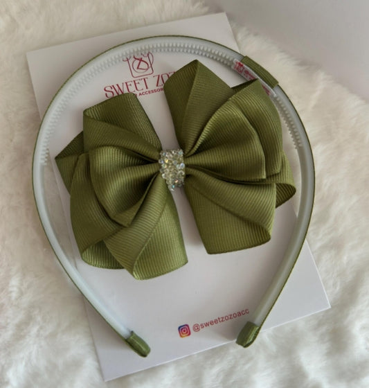 2 in 1 Headband & Bow Clip