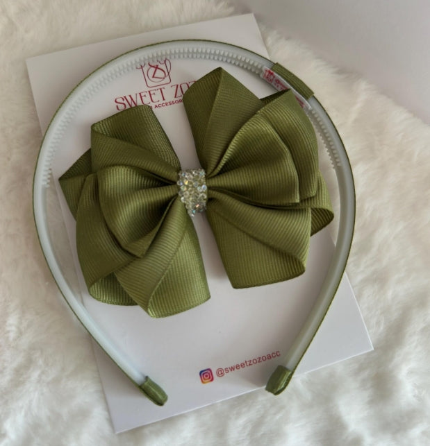 2 in 1 Headband & Bow Clip