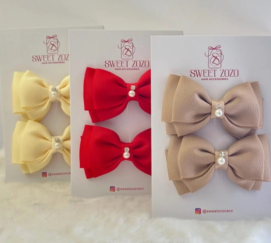 Charlotte Bow Clip Set