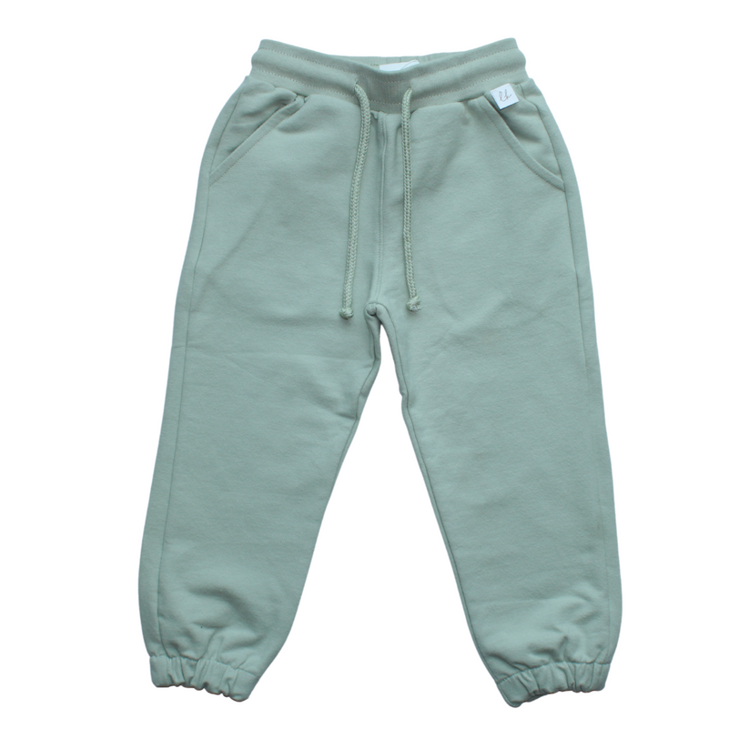 Organic Joggers in Sage