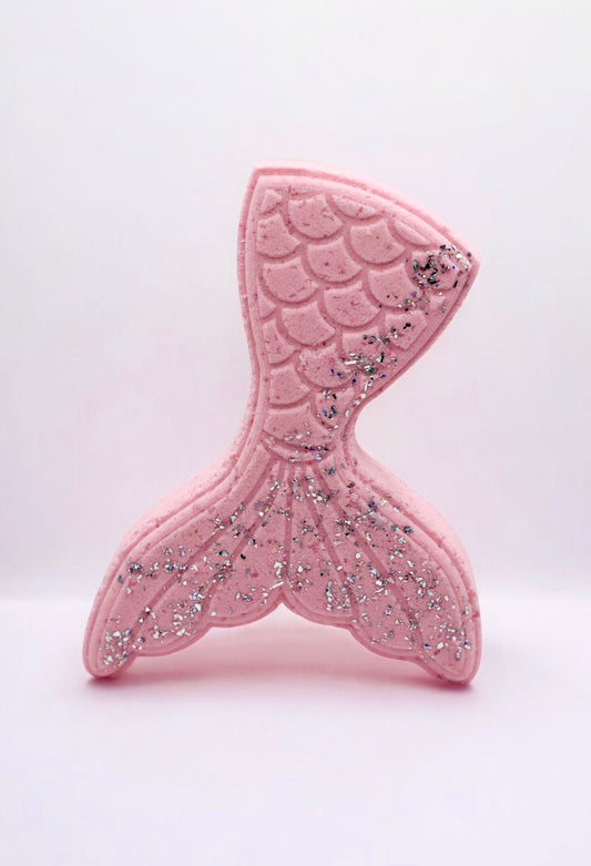 Pink Sugar Mermaid Tail Bath Bomb
