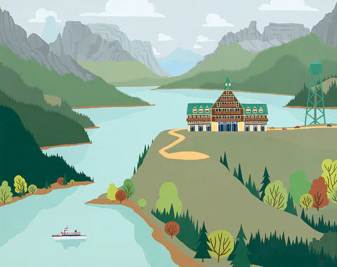 Waterton Park Print