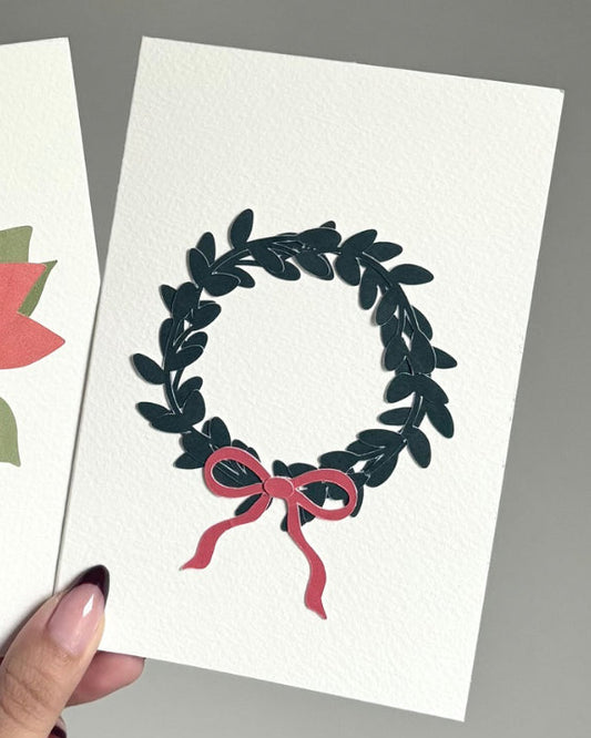 2D Wreath Card