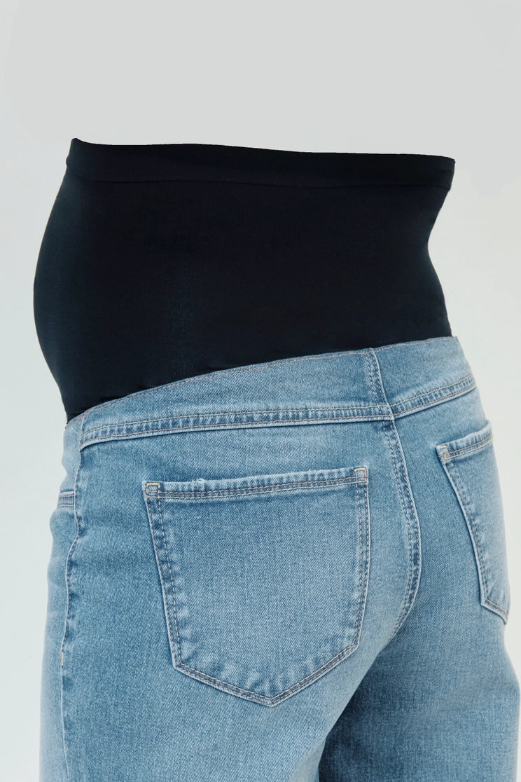 Paige Roll Cuff Wide Leg Jean