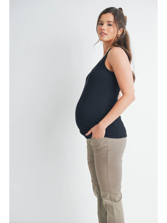 Zara Racerback Black Tank Top