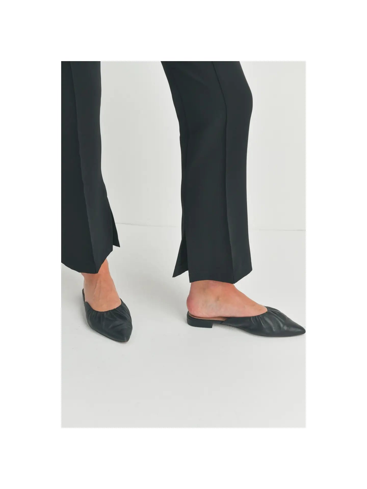 Marley Pleated Split Hem Pants Size L & XL - As Is & Final Sale