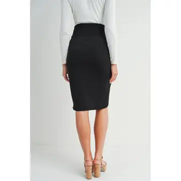 Bailey Black Knit Skirt