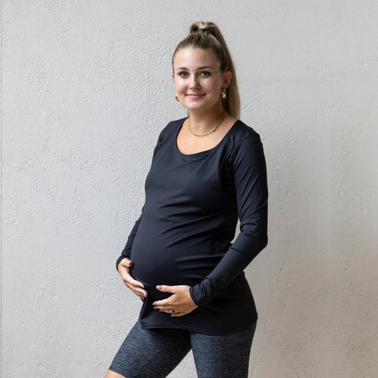 Emma Active Long Sleeve in Black Size S, M, L - As Is and Final Sale