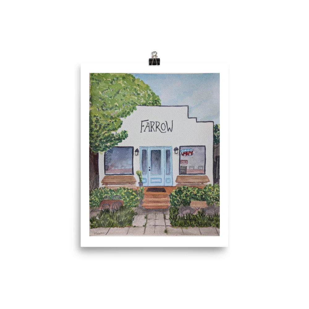 Farrow Sandwiches Watercolour Print