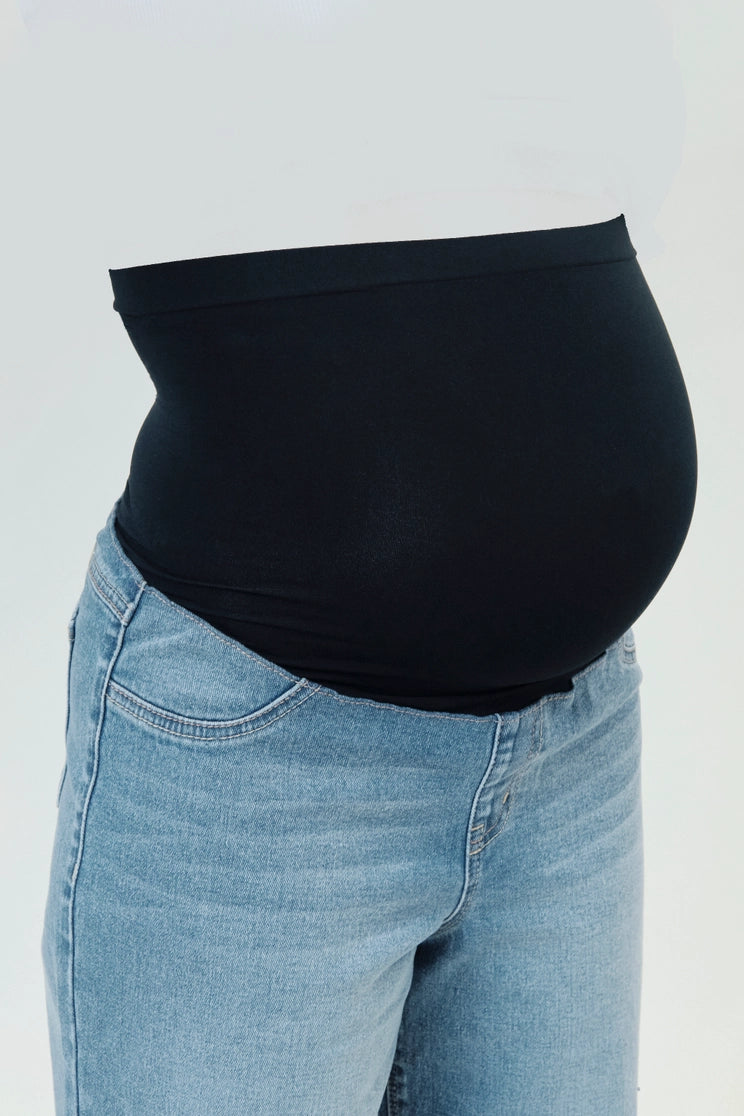 Paige Roll Cuff Wide Leg Jean
