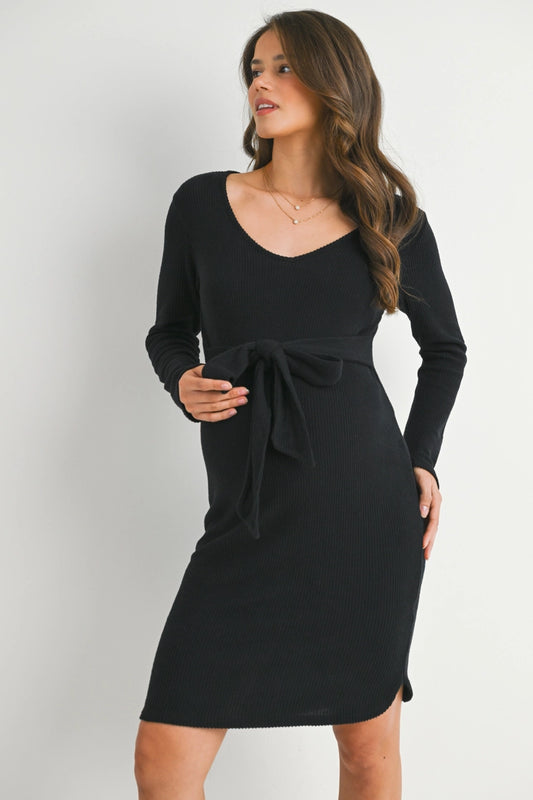 Katie Ribbed Knit Dress