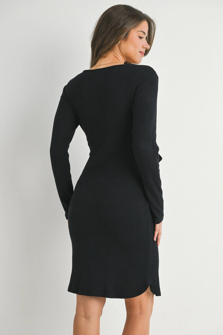 Katie Ribbed Knit Dress