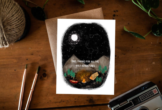 Thank for the Wild Adventures Dad Card